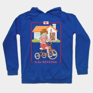 Funny Retro "R Is For Revenge" Parody Hoodie